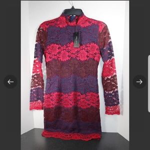 NWT Romeo & Juliet Couture Long Sleeve Mock Neck L